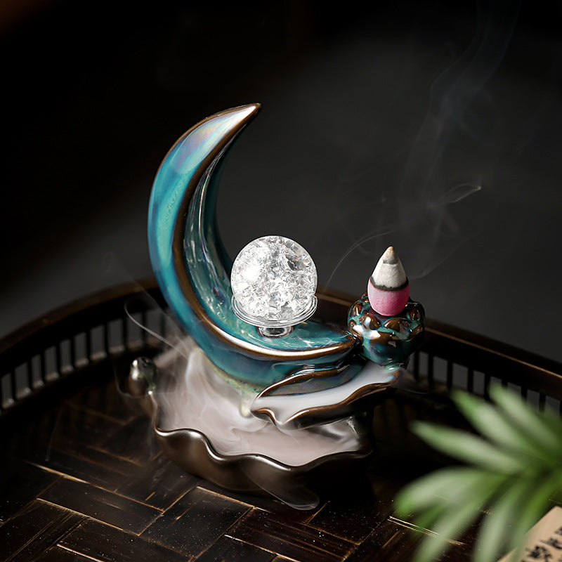 Backflow Burner Incense Plate Home Sandalwood Zen Tea Ceremony Creative Decoration
