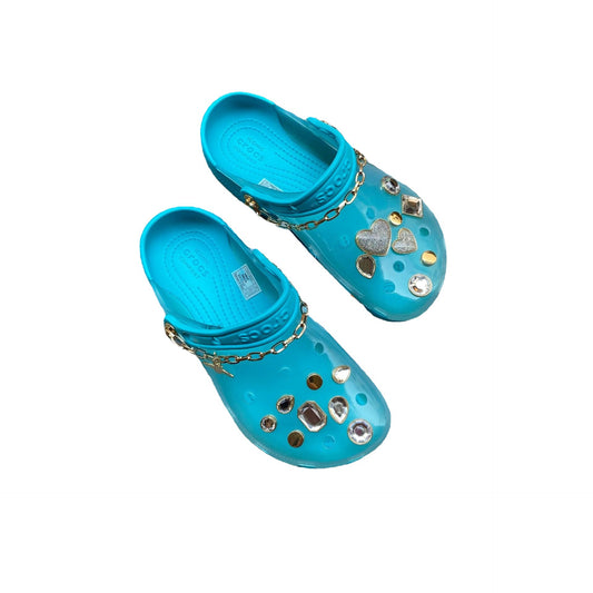 Hole Shoes Thick-soled Non-slip Beach Shoes, Croc Sandals And Slippers