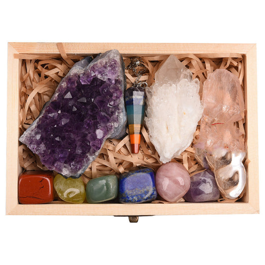 Natural crystal quarry gift Box